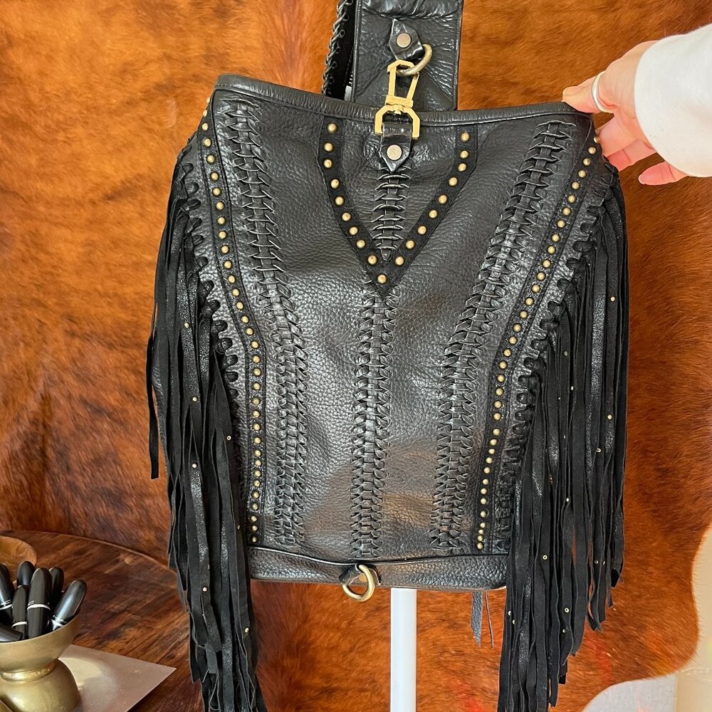 Cleobella Handmade Heavy Duty Leath Backpack/Shoulder Bag